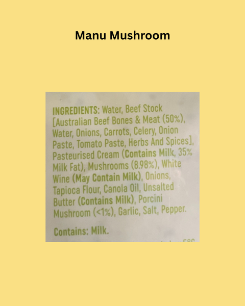 Sauce Fresh Mushroom By Manu 150ml