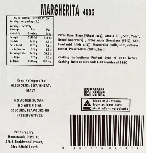 Pizza Margherita