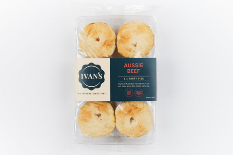 Pies Cocktail Beef 6 Pack
