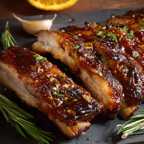 American Style Pork Rib Racks 600-700g with Texan Marinade