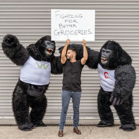 PRICE COMPARISON - WITH A SUPERMARKET GORILLA STARTING WITH W