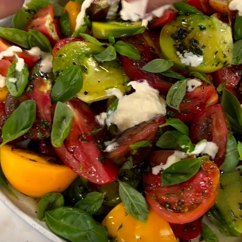 Heirloom Tomato & Burrata Salad