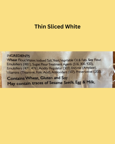 Bread Thin Sliced White