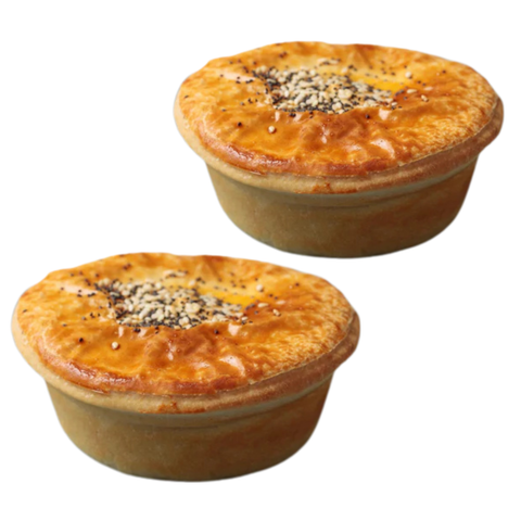 Chicken Mushroom and Leek Pies Twin Pack
