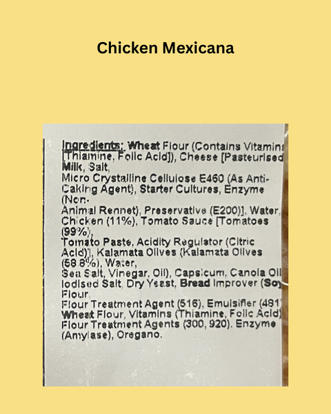 Pizza Chicken Mexicana