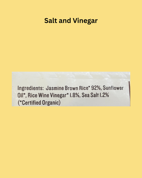 Ceres Organics Brown Rice Crackers Salt & Vinegar 115g