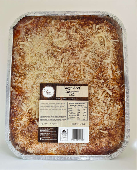 Traditional Beef Lasagna Family Size 2.2kg