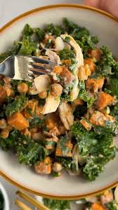 Peri Chicken Sweet Potato and Kale Slaw Lunch bowls