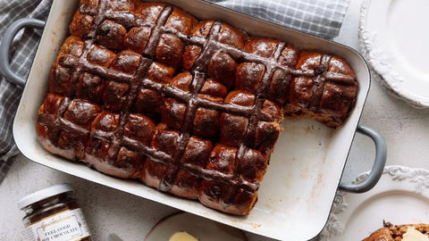 Hot Cross Buns Chocolate 6 Pack