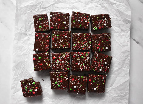 Christmas Triple Chocolate Fudge Brownie 10 Pack Box Set