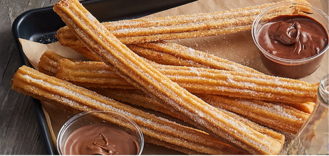 Golden Churros and Salted Caramel - 4 Serves