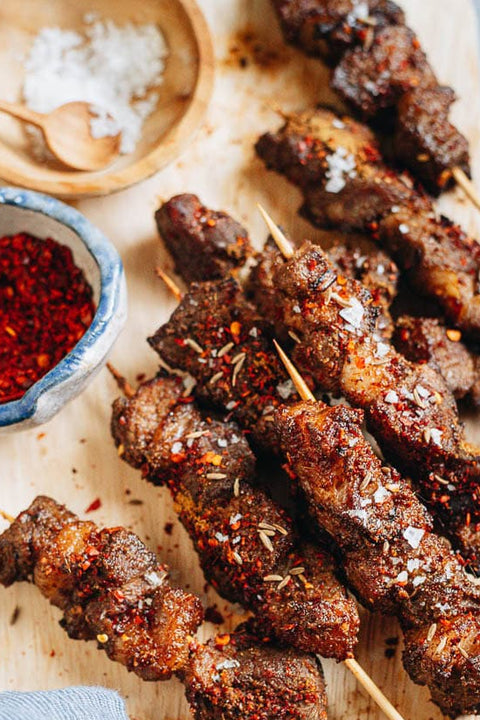 Lamb Back Strap Pinchitos - 6 pack