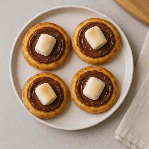 Mini Dessert Pizza Nutella and Marshmallow x 6