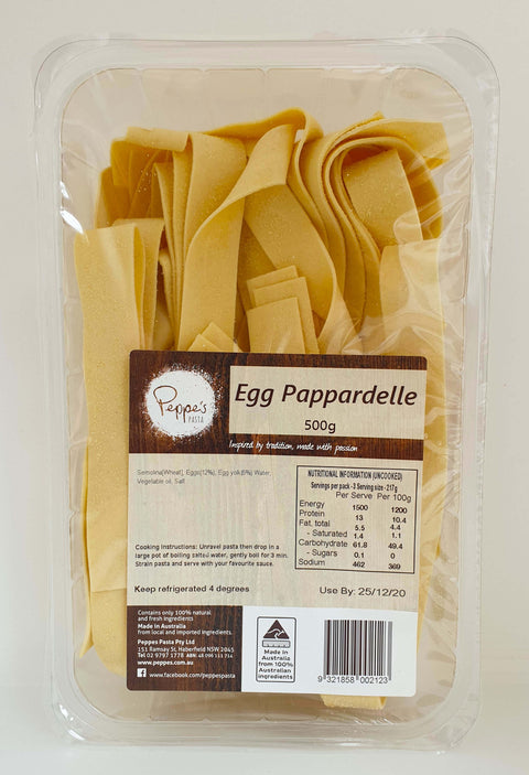 Beef Ragu with Fresh Pappadelle Pasta