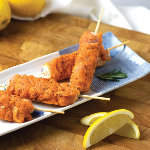 Souvlaki Cocktail Skewers - Chicken with Salt Pepper & Oregano 6 pack