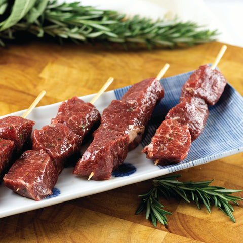 Souvlaki Cocktail Skewers - Lamb with Salt Pepper & Oregano 6 pack