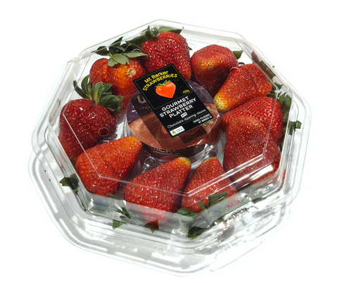 Strawberry & Chocolate Dipping Plate