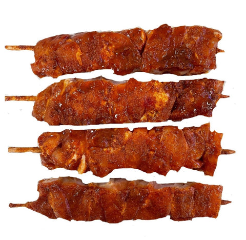 Chicken Breast Skewers 8 X 60G - Texan BBQ Marinade