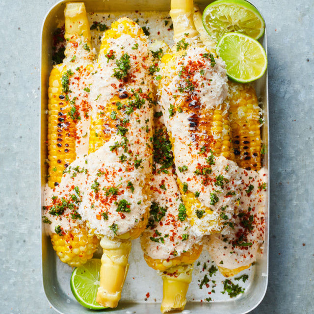 Charred Corn with Chipotle Mayo – DimplesAU