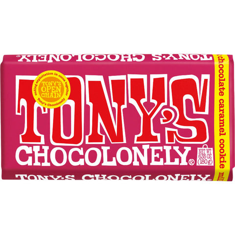 Tony's Chocolonely Milk Chocolate Caramel Cookie 180g