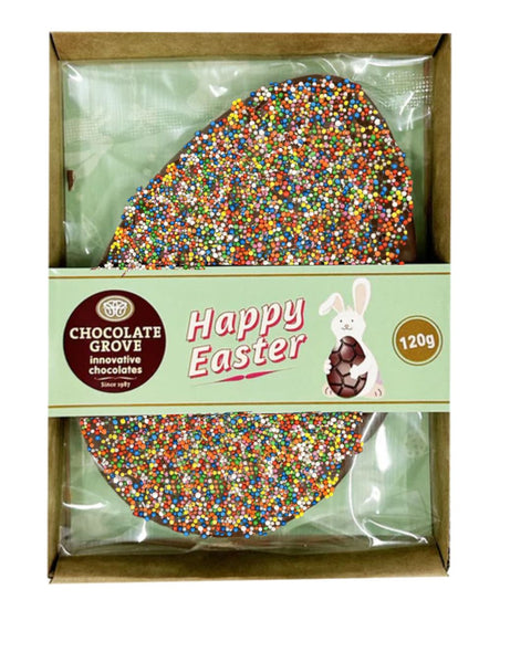 Chocolate Egg Flat 120g - 100s and 1000s