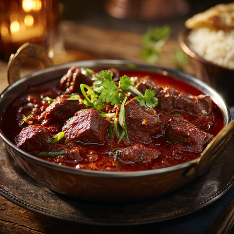 Binnys Bold Masala Sauce with Lamb Couple